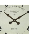 Lascelles Greenwich Wall Clock, Dia.70cm, Cream