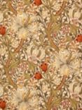 Morris & Co. Golden Lily Wallpaper, Biscuit / Brick, 210400