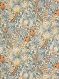 Morris & Co. Golden Lily Wallpaper, Slate / Manilla, 210401