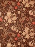 Morris & Co. Golden Lily Wallpaper, Fig / Burnt Orange, 210402