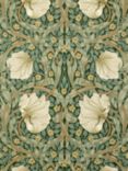 Morris & Co. Pimpernel Wallpaper, Privet / Slate, 210389