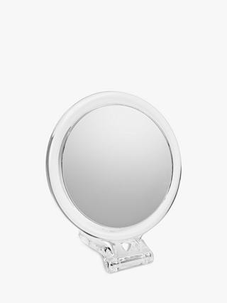 John Lewis & Partners 10x Magnification Acrylic Hand Mirror