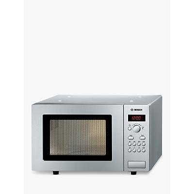 Bosch HMT75M451B Microwave Oven, Brushed Steel