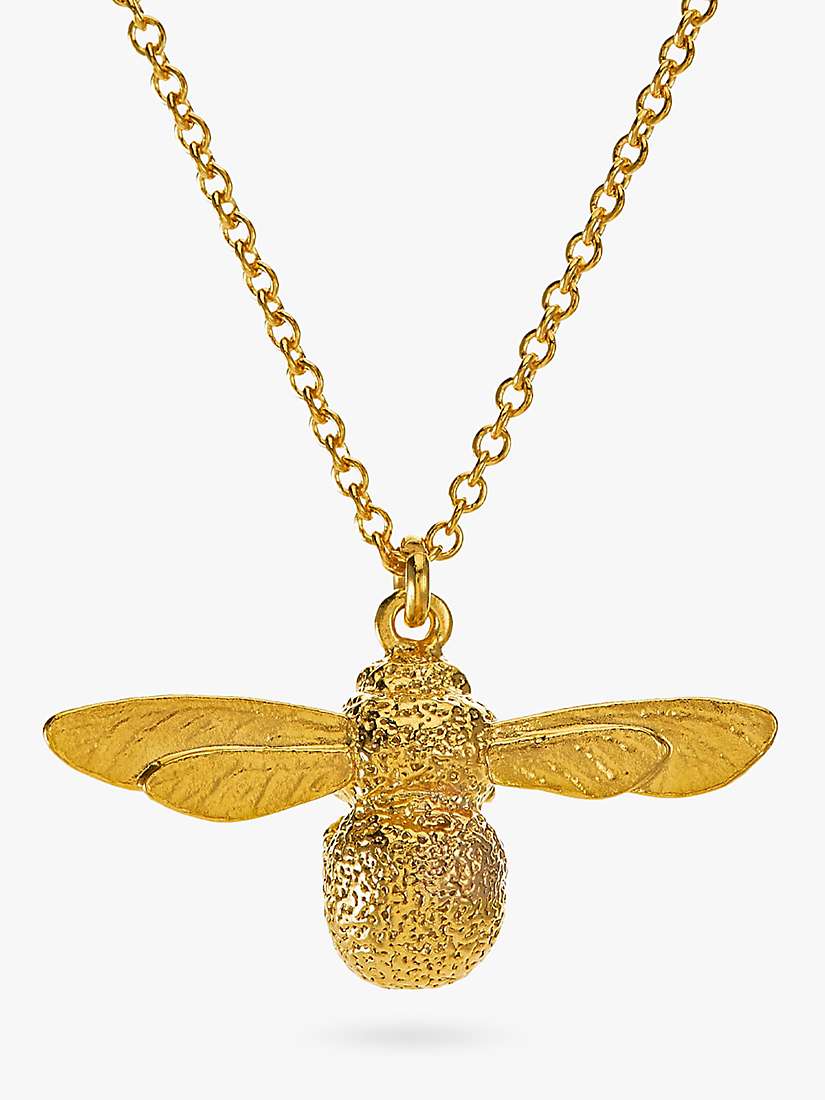 Buy Alex Monroe Baby Bee Necklace, Gold Online at johnlewis.com