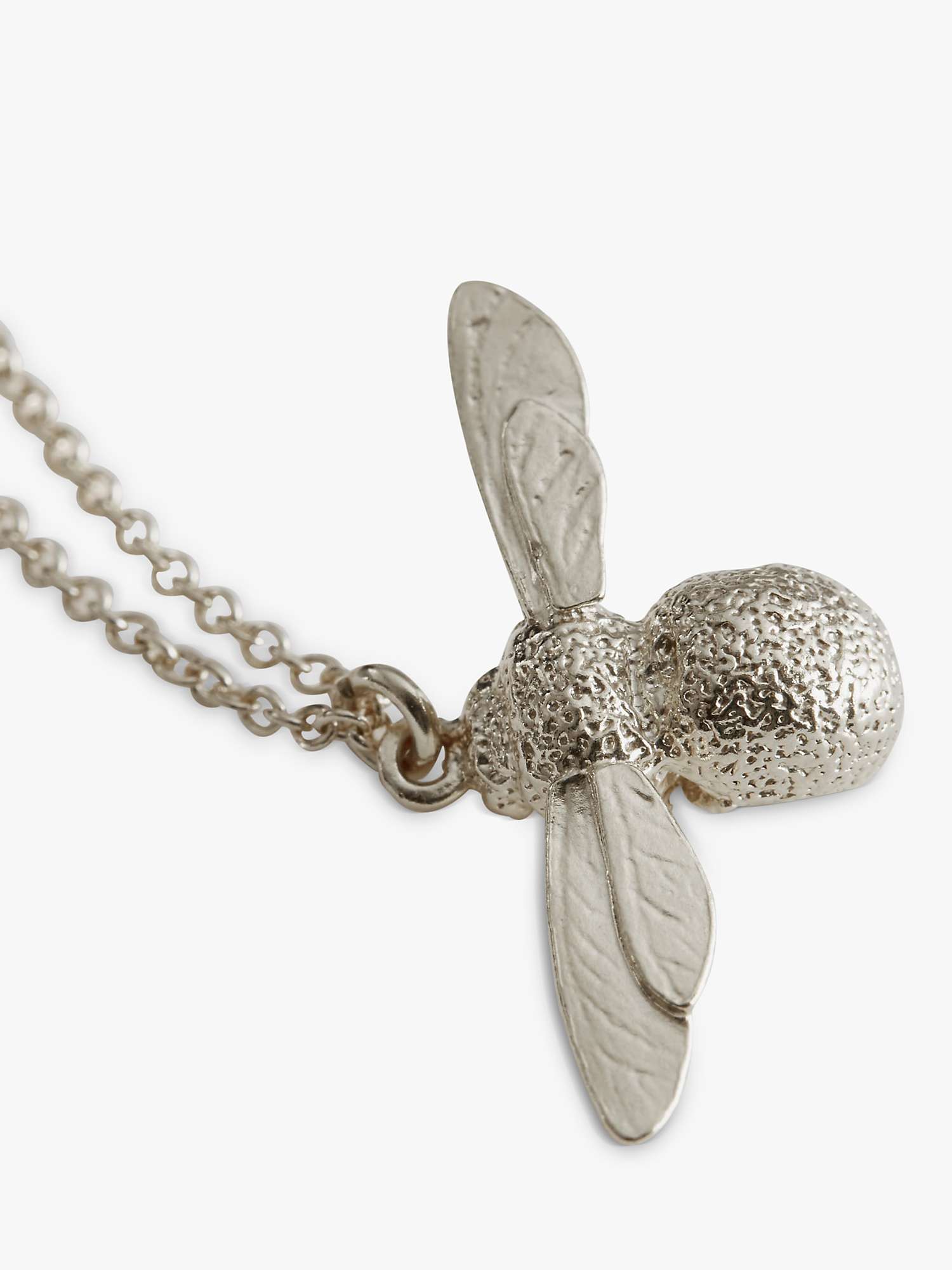 Buy Alex Monroe Baby Bee Pendant Necklace, Silver Online at johnlewis.com