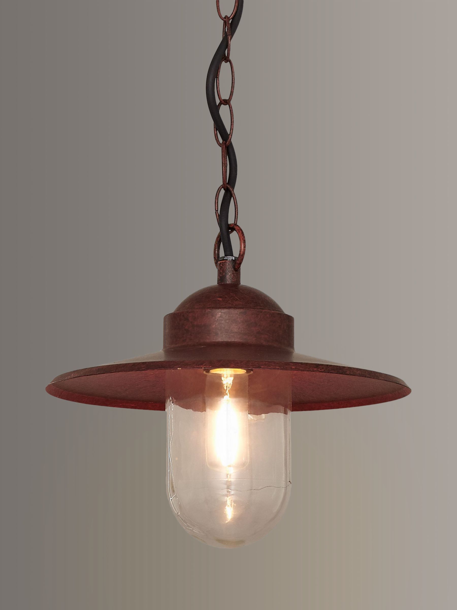 Photo of Nordlux luxembourg outdoor pendant weathered finish