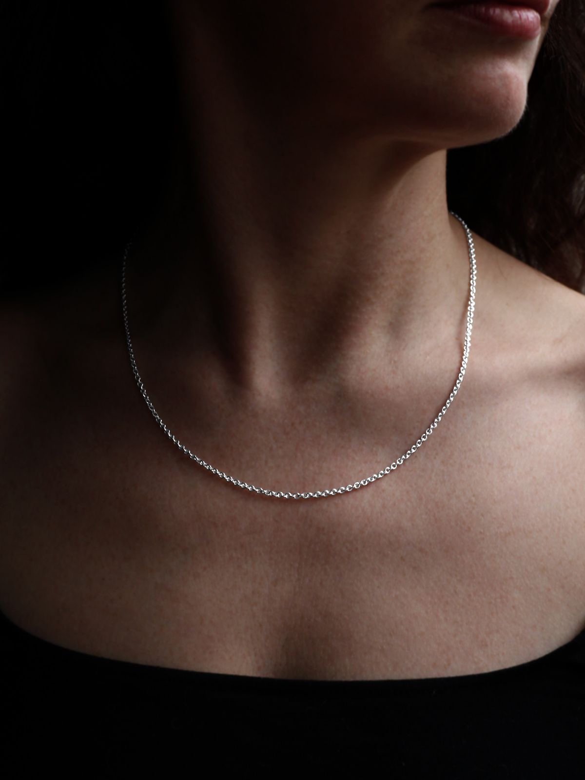 Buy Nina B Unisex Sterling Silver Curb Chain, Silver Online at johnlewis.com
