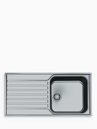 Franke Ascona Asx 611 100 Single Bowl Kitchen Sink Stainless Steel