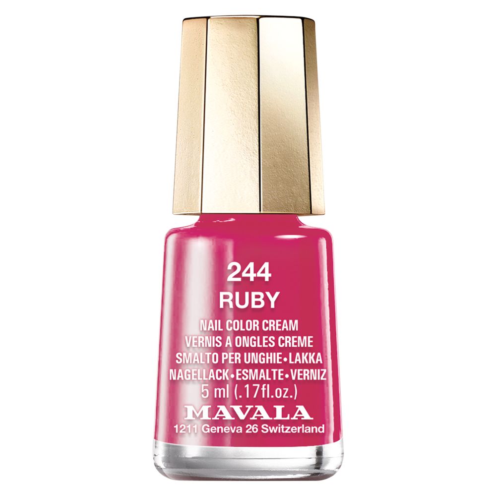 Mavala Mini Colour Nail Polish - Cream, 244 Ruby 1