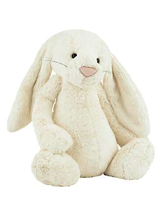 Jellycat Bashful Bunny Soft Toy, Huge, Cream