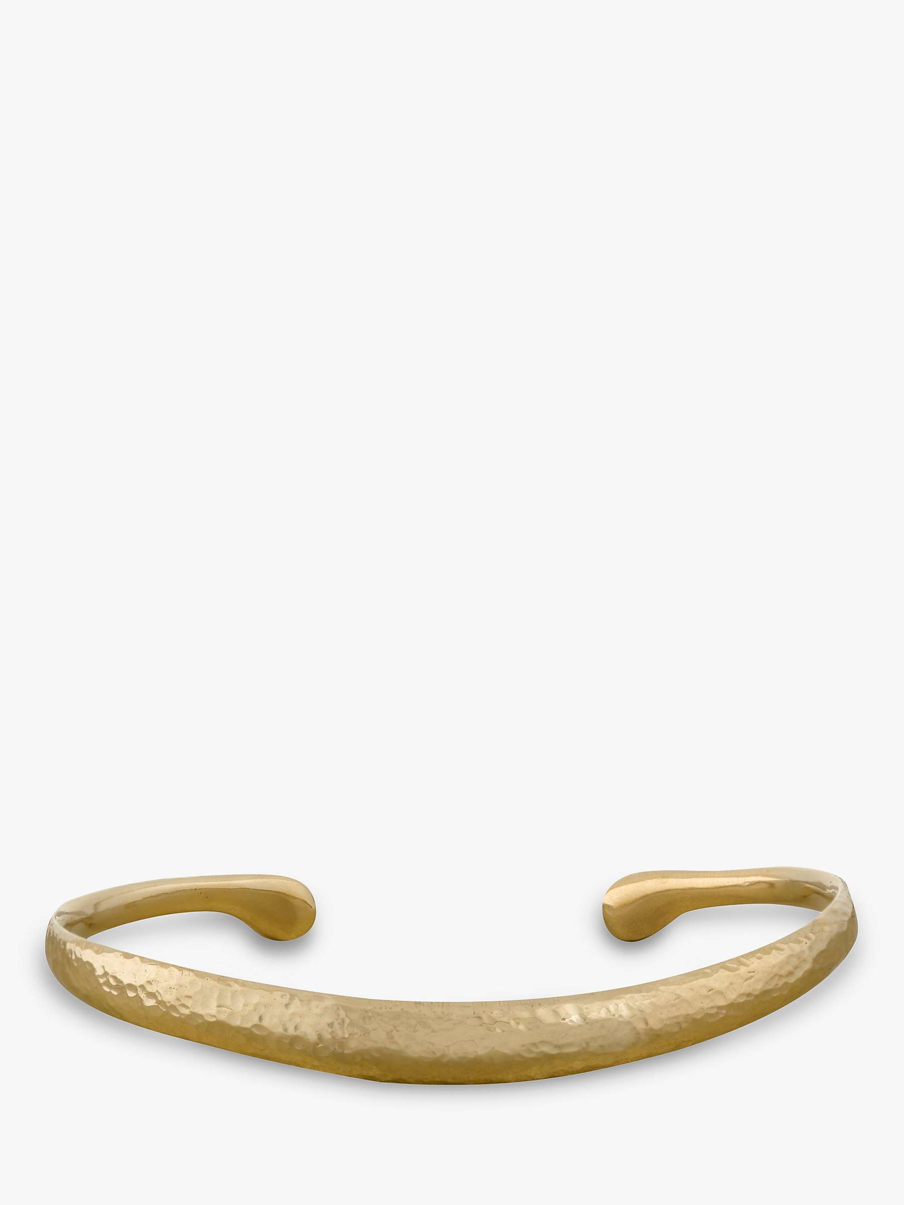 Buy Dower & Hall Nomad 18ct Gold Vermeil Curved Torc Bangle Online at johnlewis.com