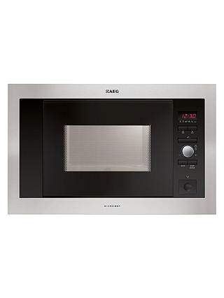 AEG MC1763E-M Built-in Microwave, Stainless Steel