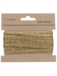 John Lewis Metallic Braid, 5m, Gold