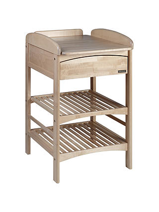 John Lewis & Partners Anna Changing Table With Drawer, Natural