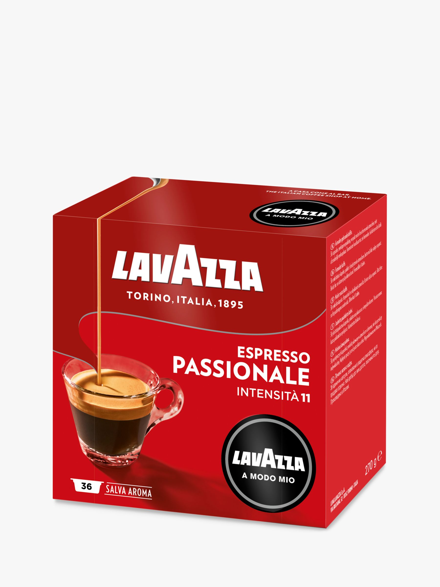 Lavazza Passionale A Modo Mio Espresso Capsules, Pack of 16