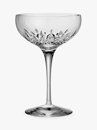 Waterford Crystal Lismore Essence Cut Lead Crystal Champagne Saucers, Set of 2, 350ml