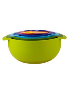 Joseph Joseph Nest Plus 9 Mixing Bowls and Measuring Cups Set, Multi