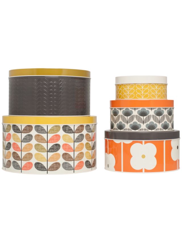 Orla Kiely Multi Stem Cake Tins, Set of 5