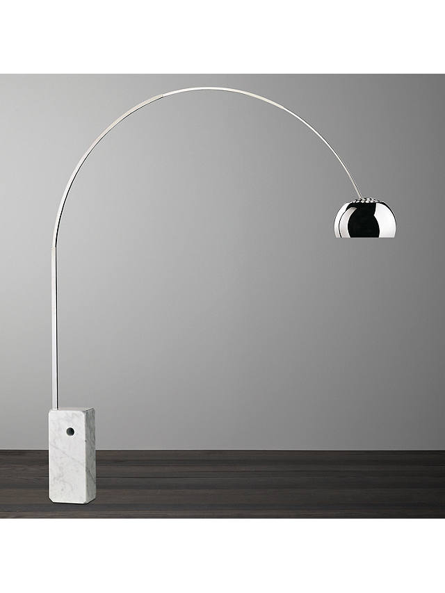 Flos Arco Floor Lamp, Silver