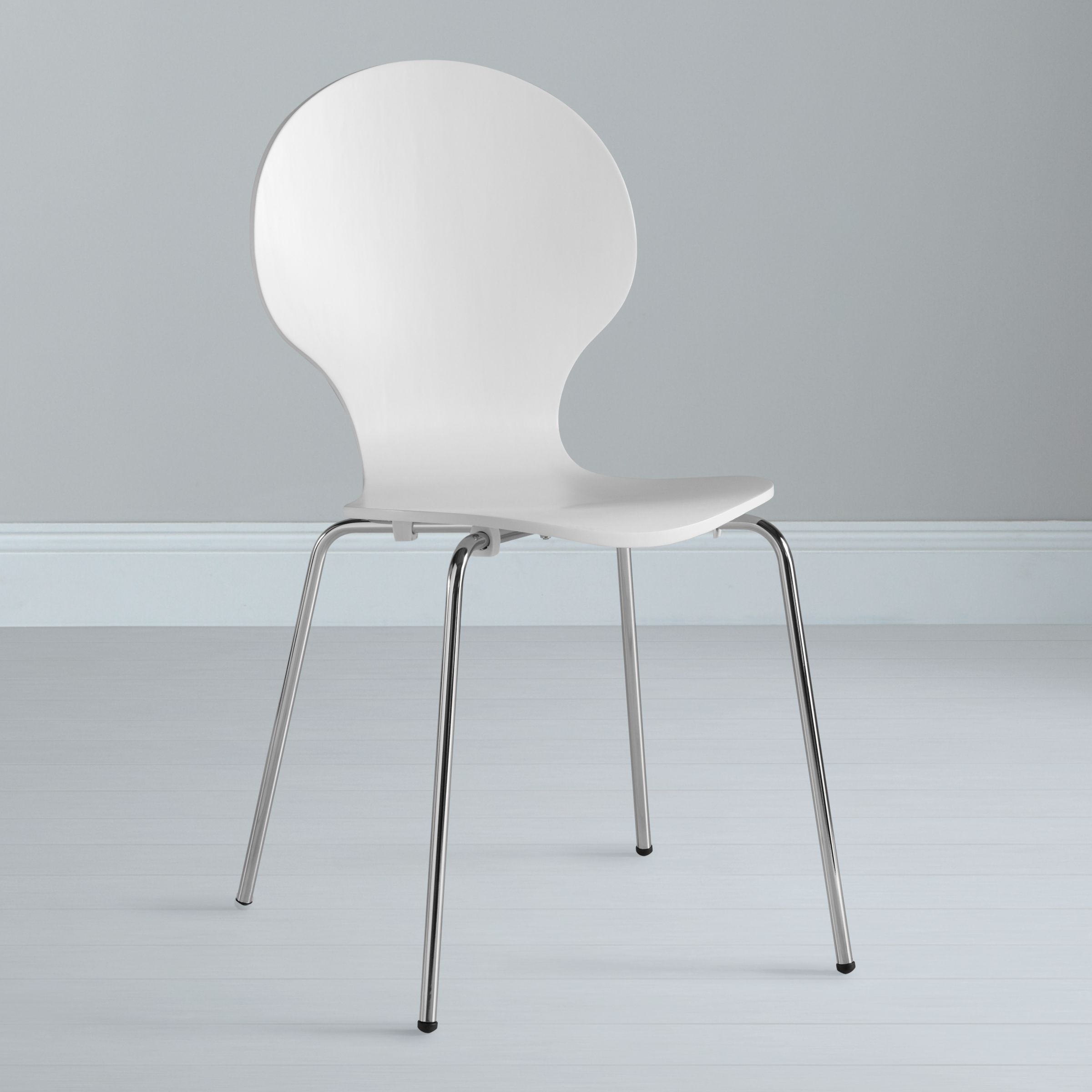 Buy House By John Lewis Curve Dining Chair White John Lewis