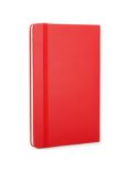 Moleskine Large Hard Cover Ruled Notebook, Red