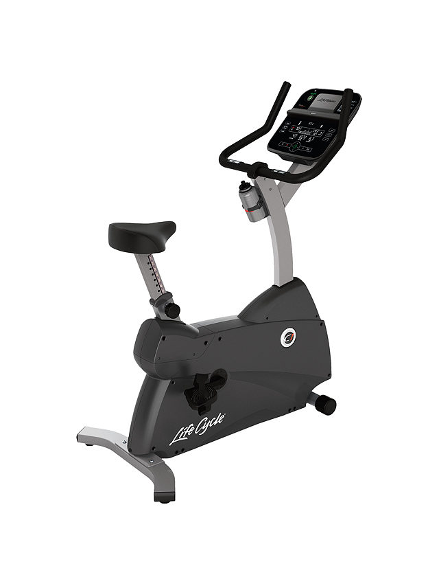 Life Fitness Lifecycle C1 Upright Exercise Bike with Track Connect Console
