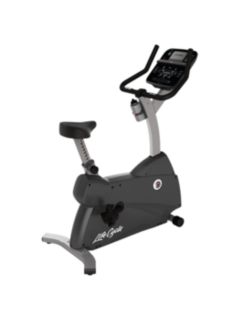Life Fitness Lifecycle C1 Upright Exercise Bike with Track Connect Console