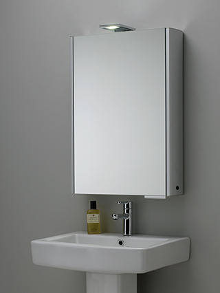 Roper Rhodes Fever Illuminated Single Bathroom Cabinet with Double-Sided Mirror