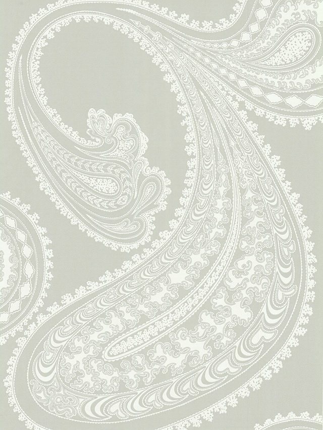 Cole & Son Rajapur Wallpaper, Grey / White, 66/5036