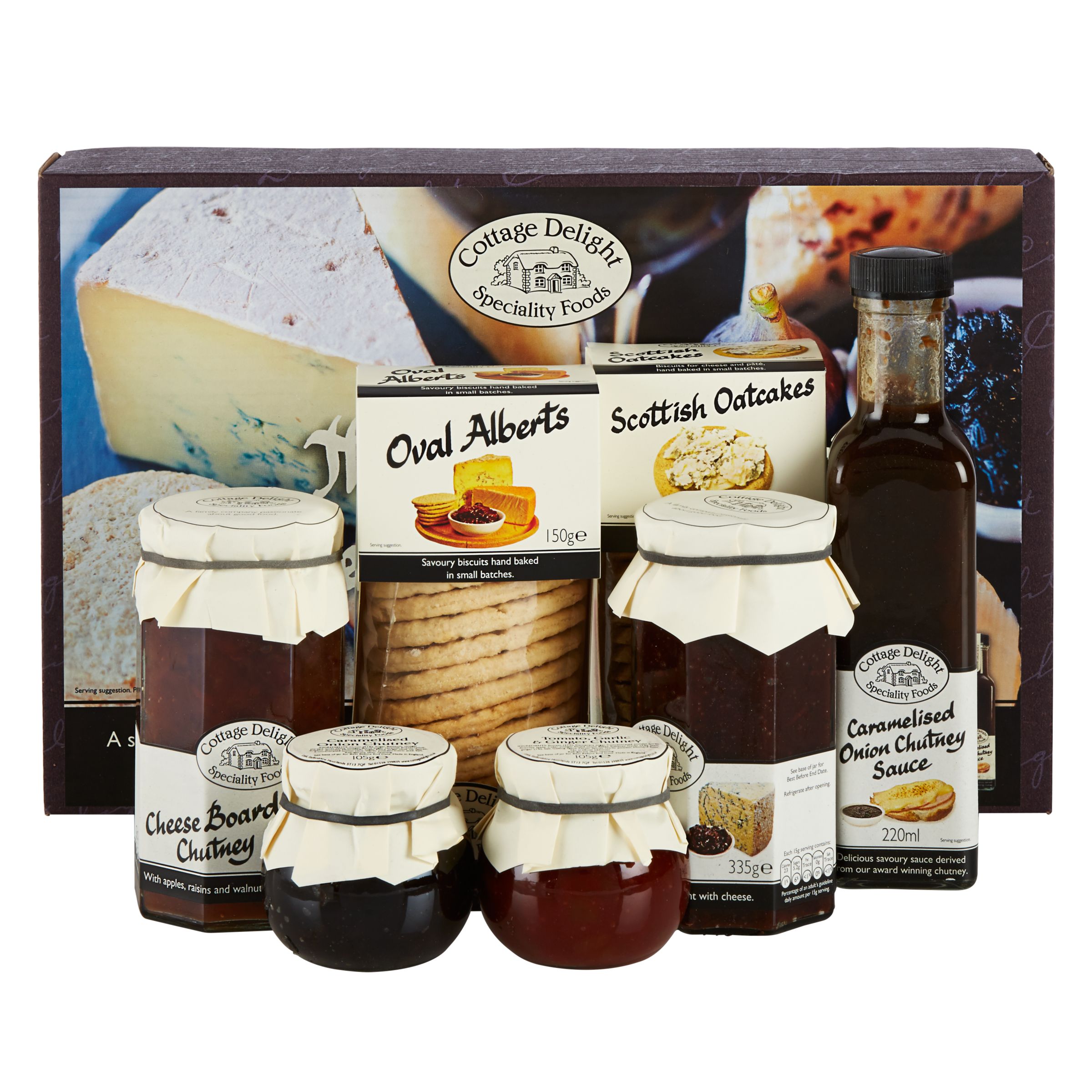 Cottage Delight Indulgent Cheese Board Hamper At John Lewis Partners