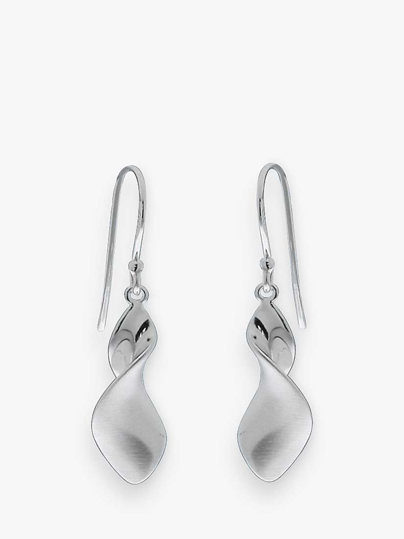 Buy Nina B Sterling Silver Twirl Drop Earrings Online at johnlewis.com