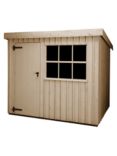 National Trust by Crane Garden Buildings Oxburgh Garden Shed, 1.8 x 3m, FSC-Certified (Scandinavian Redwood), Dome Ochre