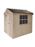 National Trust by Crane Garden Buildings Peckover Garden Shed, 1.8 x 3m, FSC-Certified (Scandinavian Redwood), Dome Ochre