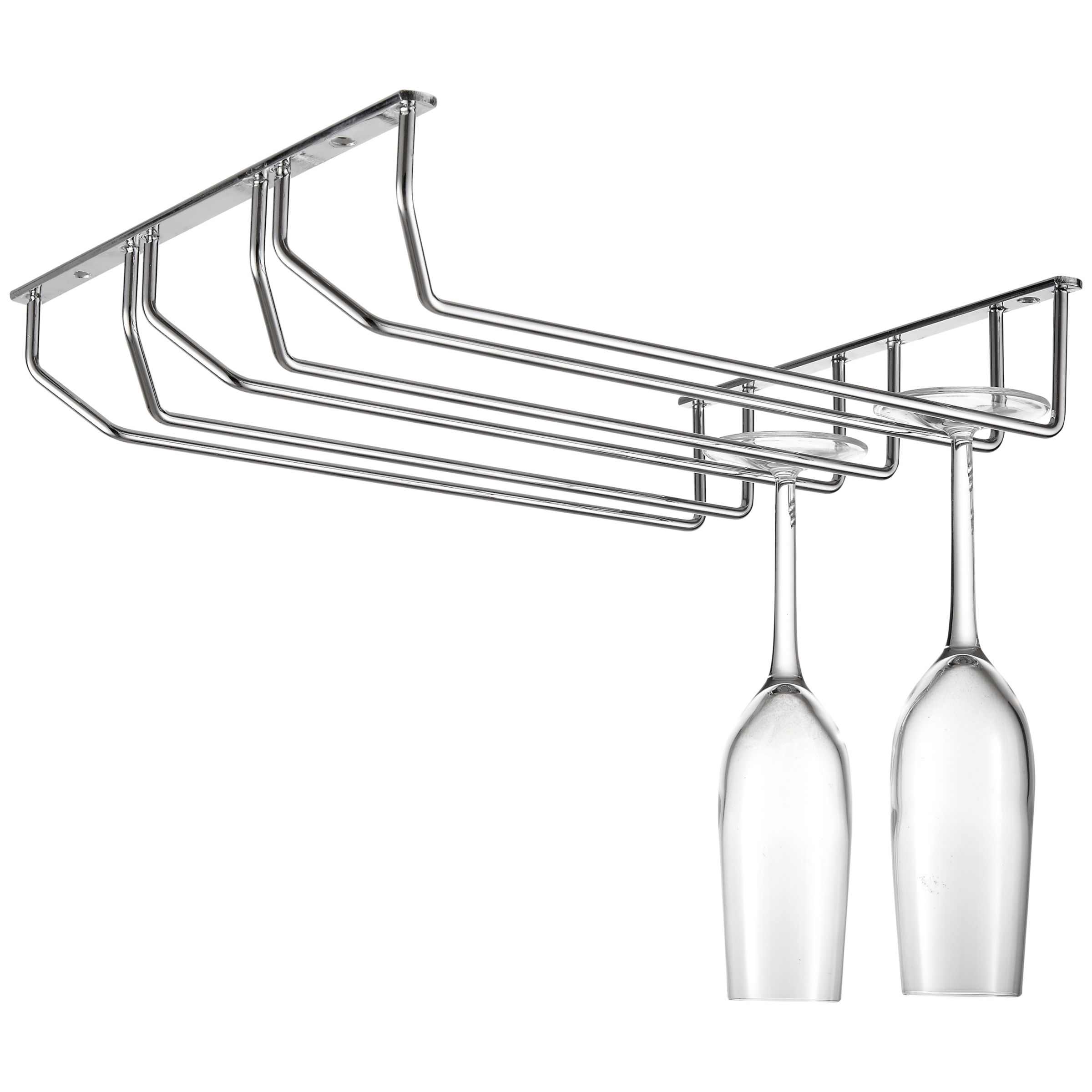 Wire Hanging Wine Glass Rack At John Lewis Partners
