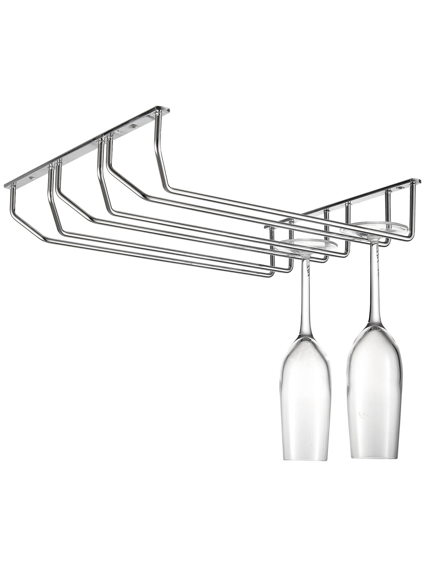 Wire Hanging Wine Glass Rack At John Lewis Partners