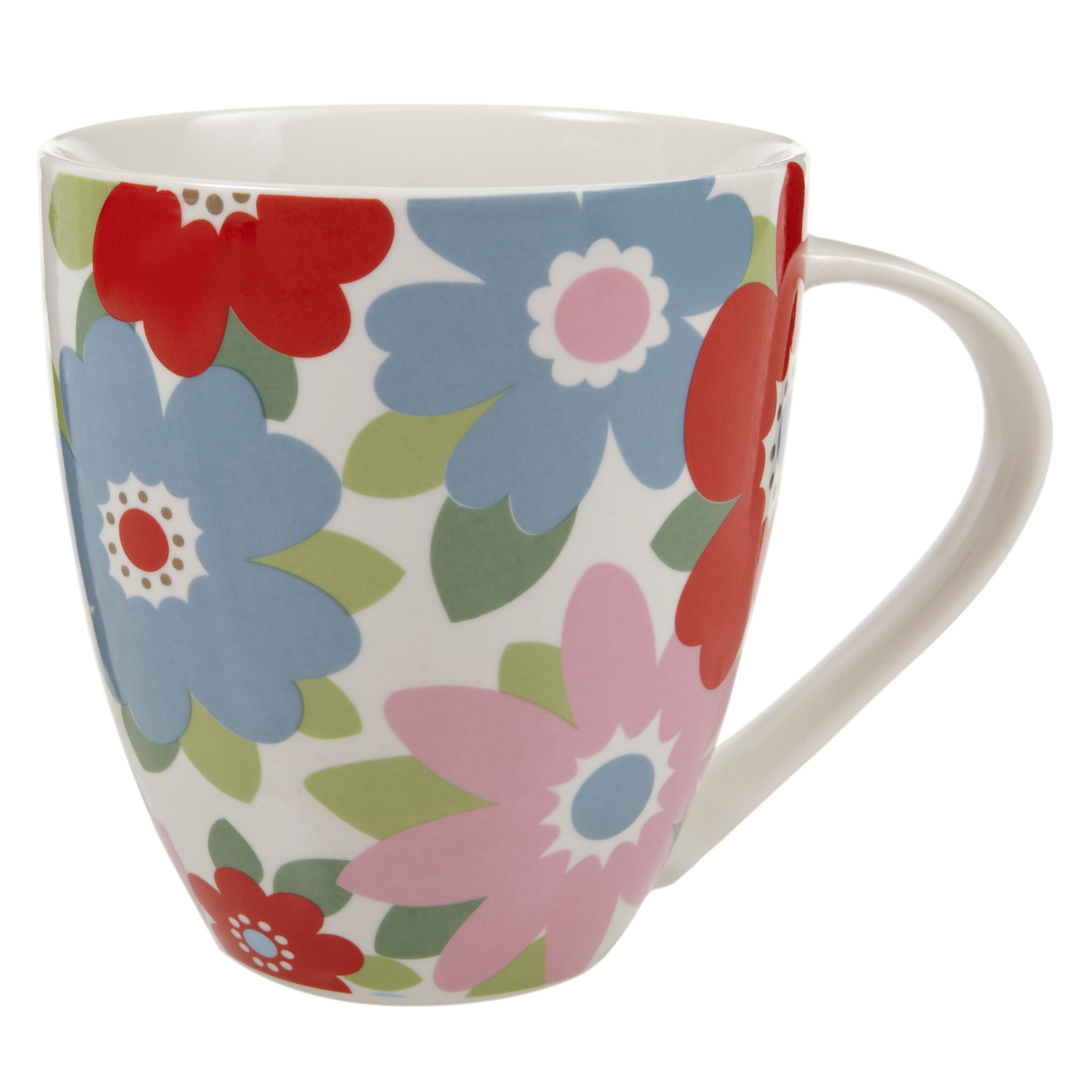 Cath Kidston Crush Mug, Retro Flowers 