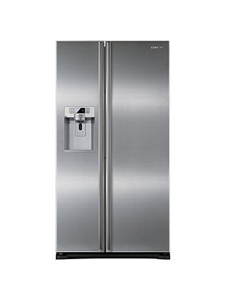 Samsung RSG5UURS American Style Fridge Freezer, A+ Energy Rating, 91cm Wide, Stainless Steel