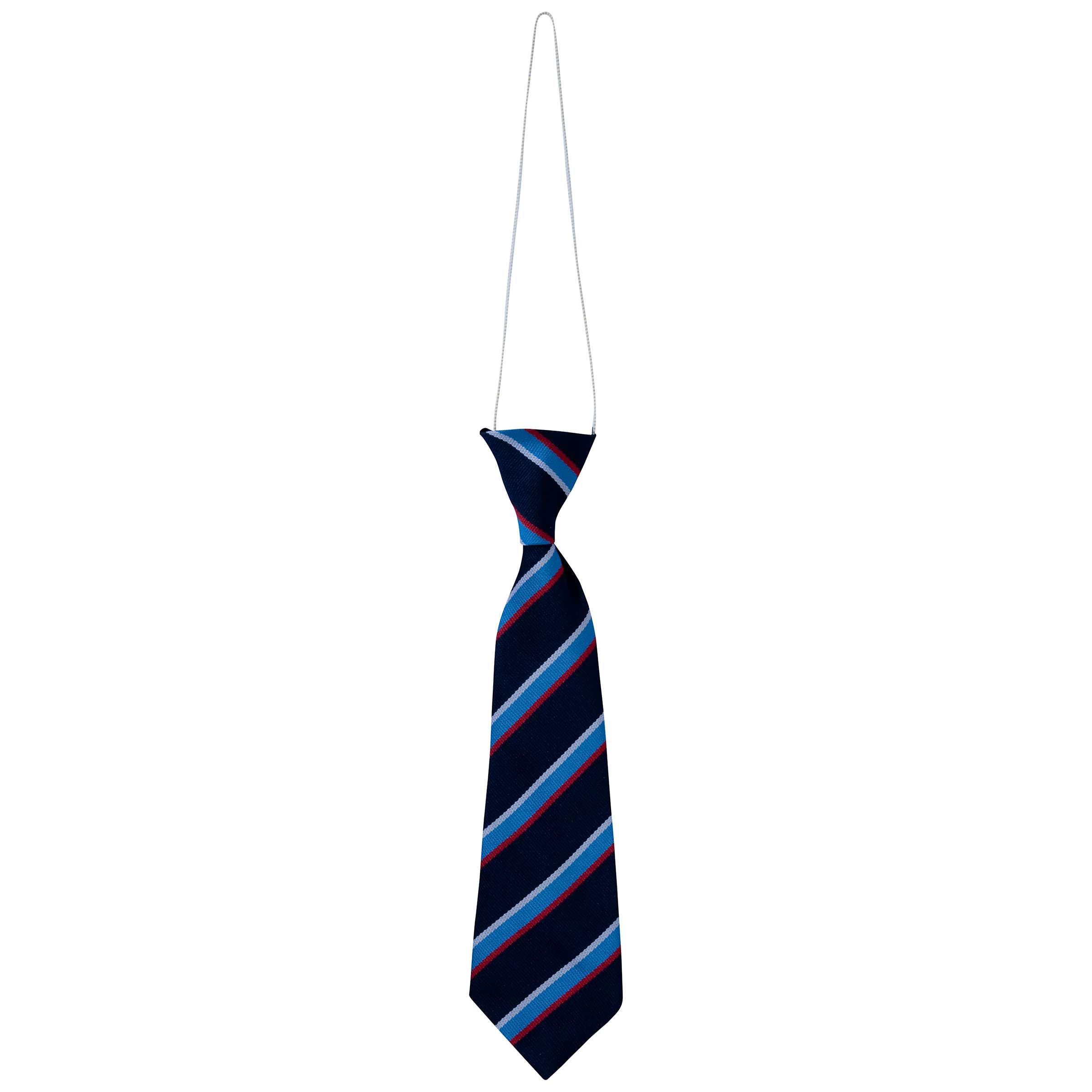 Buy Sherborne House School Boys' Reception Elastic Tie, Blue Multi Online at johnlewis.com