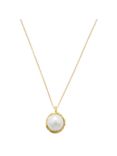 London Road Burlington Willow Single Pearl Pendant Necklace, Gold