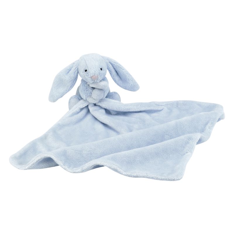 Jellycat Bashful Bunny Baby Soother Soft Toy, Blue