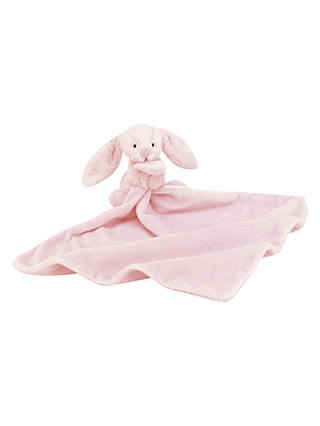 Jellycat Bashful Bunny Baby Soother Soft Toy, Pink