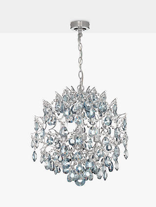 John Lewis Partners Baroque Crystal, John Lewis Partners Baroque Crystal Chandelier Ceiling Light Clear Blue