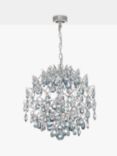 John Lewis Baroque Crystal Chandelier Ceiling Light, Clear/Blue