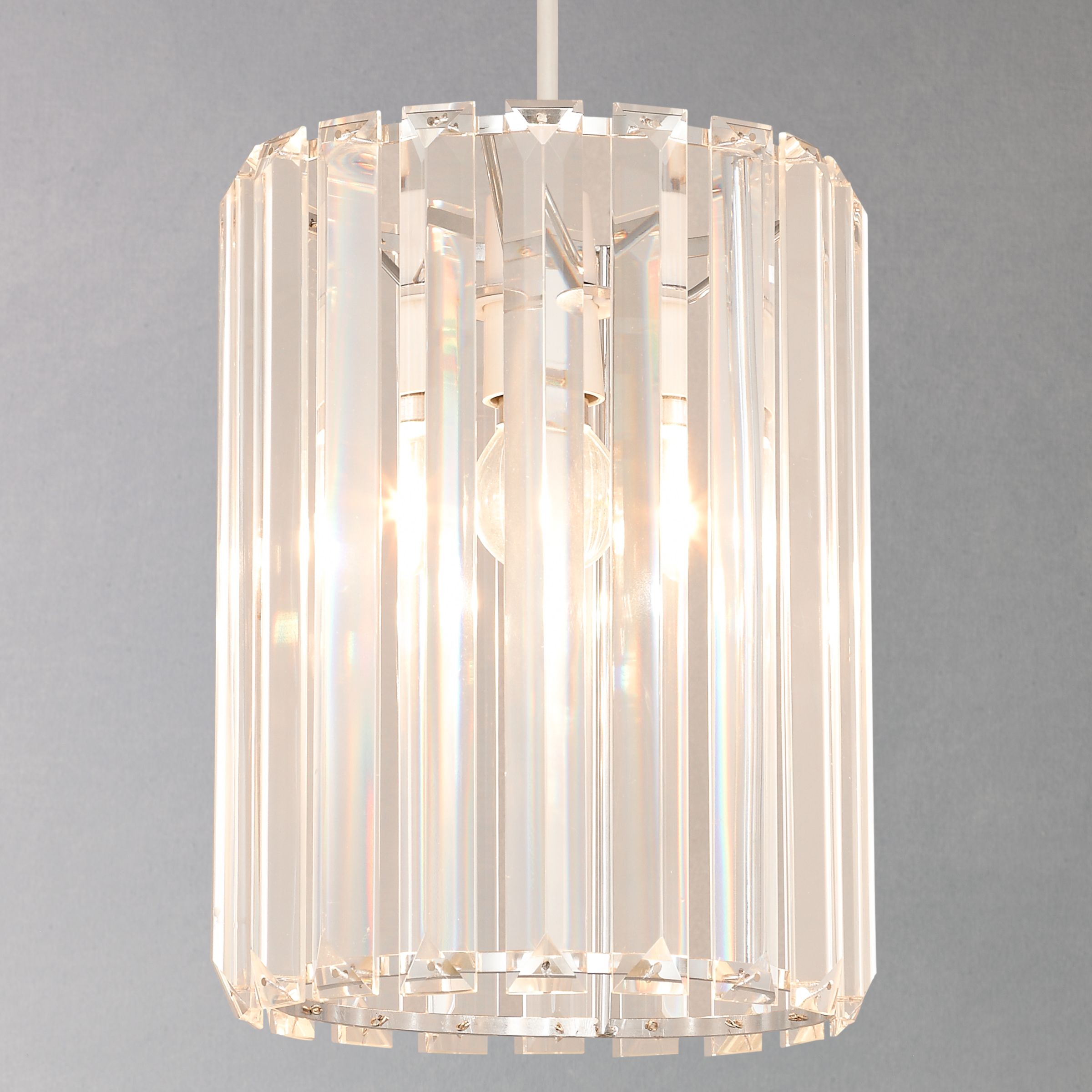 Photo of John lewis frieda easy-to-fit crystal ceiling shade