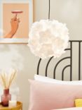 ANYDAY John Lewis & Partners Lotus Easy-to-Fit Flower Ceiling Shade
