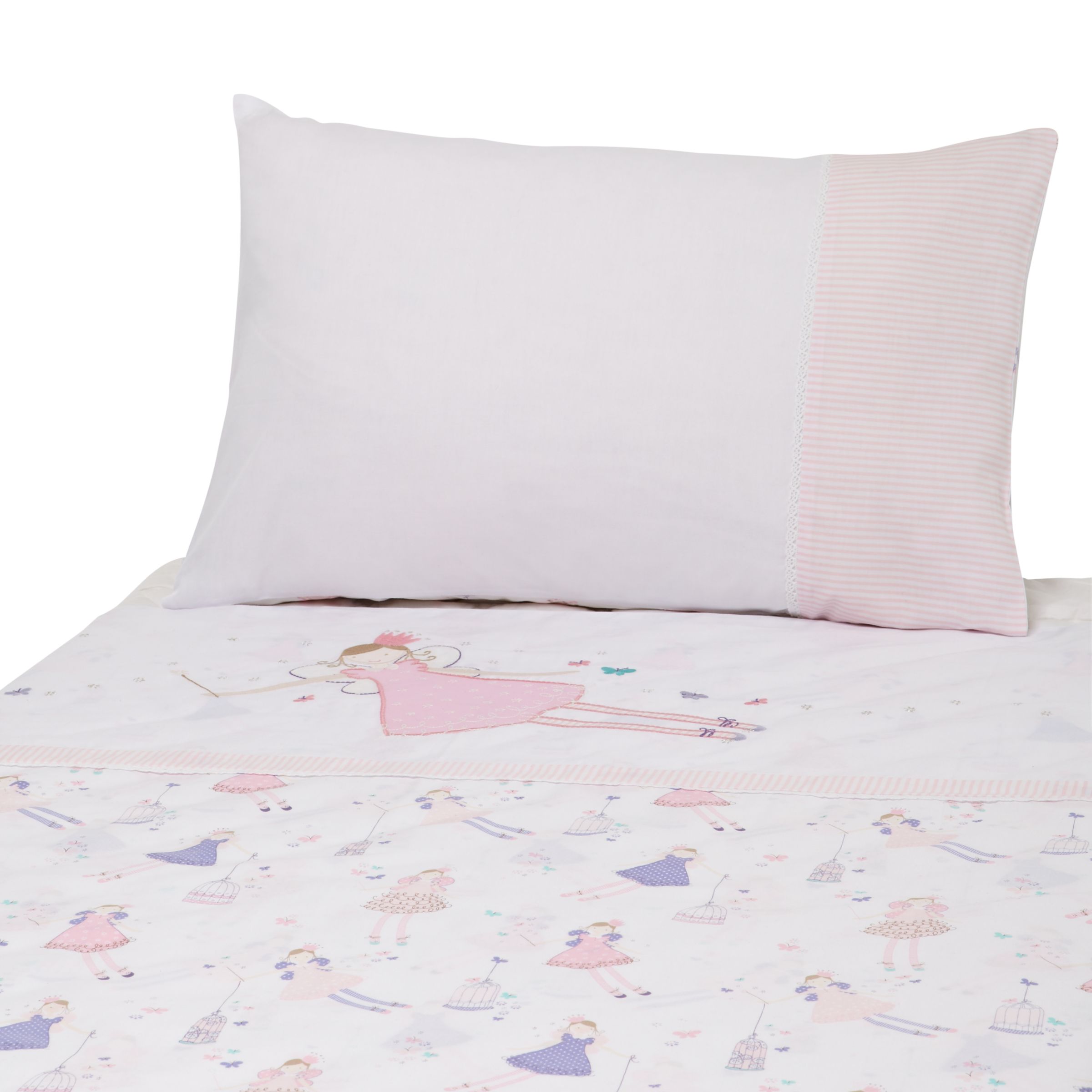Junior Joy Cot Bed Duvet Cover Pink Baby Products Bassinet