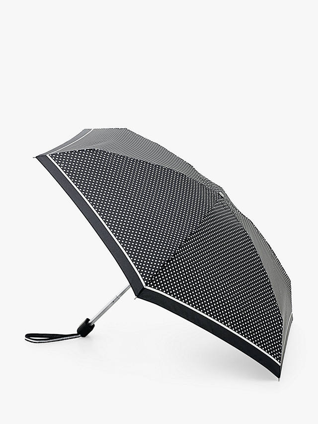 Fulton Tiny-2 Classics Compact Folding Umbrella, Black/White