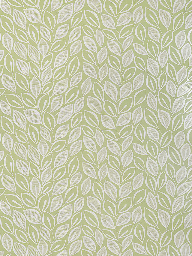 MissPrint Leaves Wallpaper, Absinthe, MISP1031