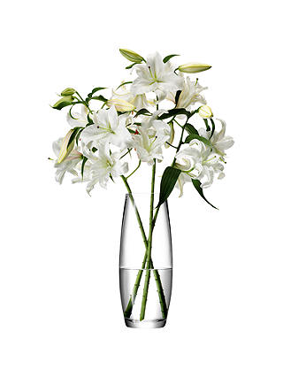 LSA International Flower Grand Stem Vase, H41cm, Clear