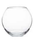 LSA International Flower Bouquet Globe Vase, H22cm, Clear